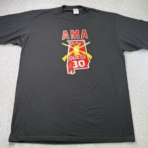 Vintage Single Stitch‎ Jerzees by Russell AMA OCS Class 30 Military XL USA Made